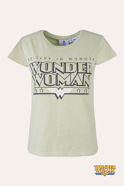 T-Shirt Wonder Woman (Pistazie)