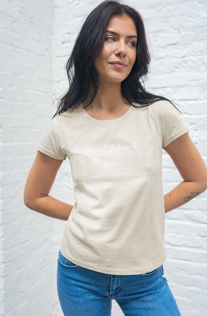 T-Shirt Beautiful Soul (Beige)