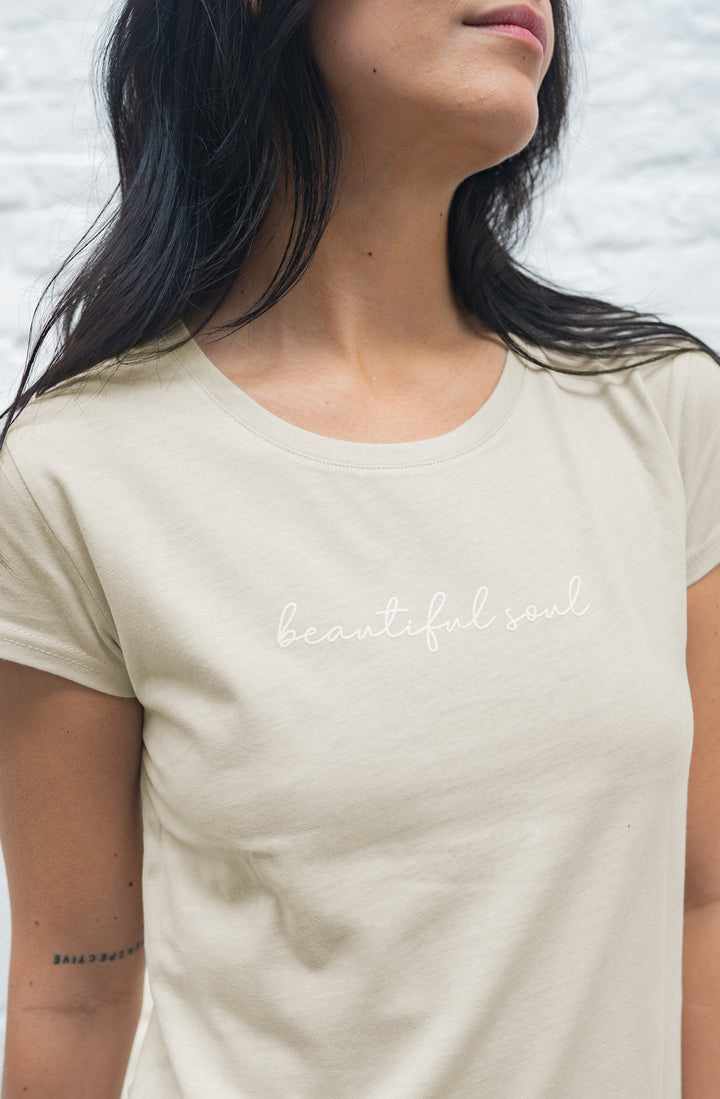 T-Shirt Beautiful Soul (Beige)