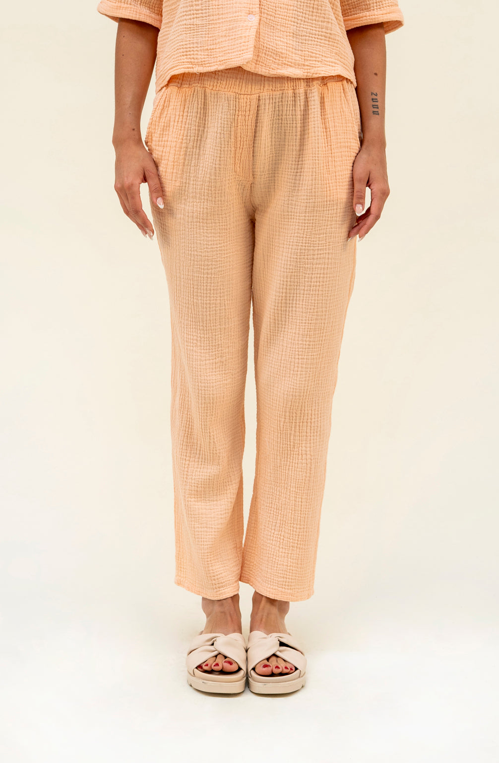 Musselin Hose (Peach)