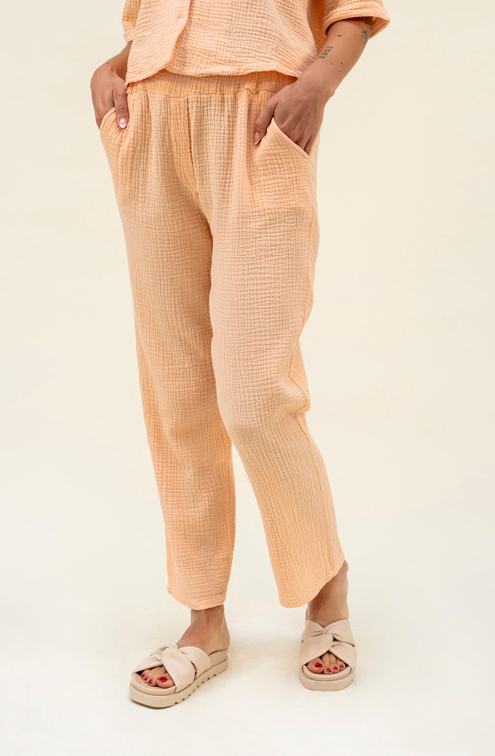 Musselin Hose (Peach)