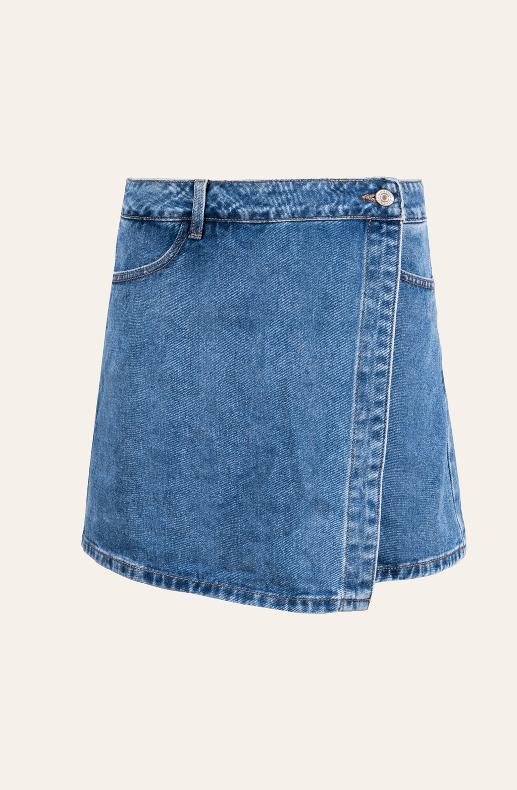 Hosenrock aus Jeans (Blau)