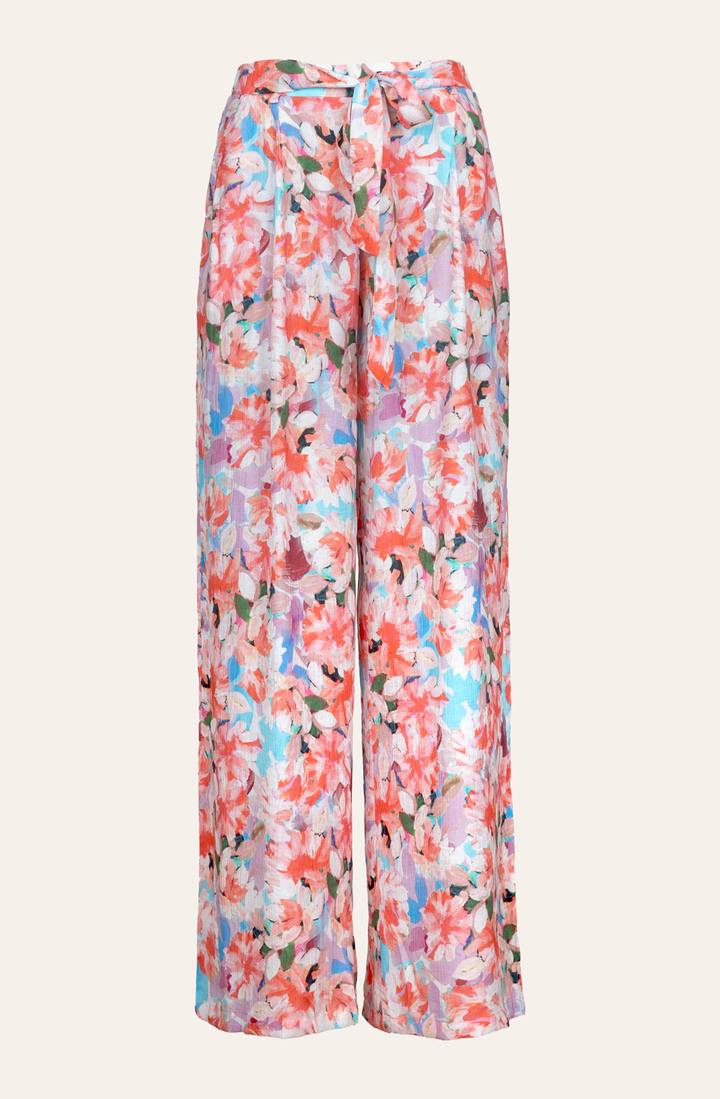 Stoffhose mit Blumenprint (Buntmix)