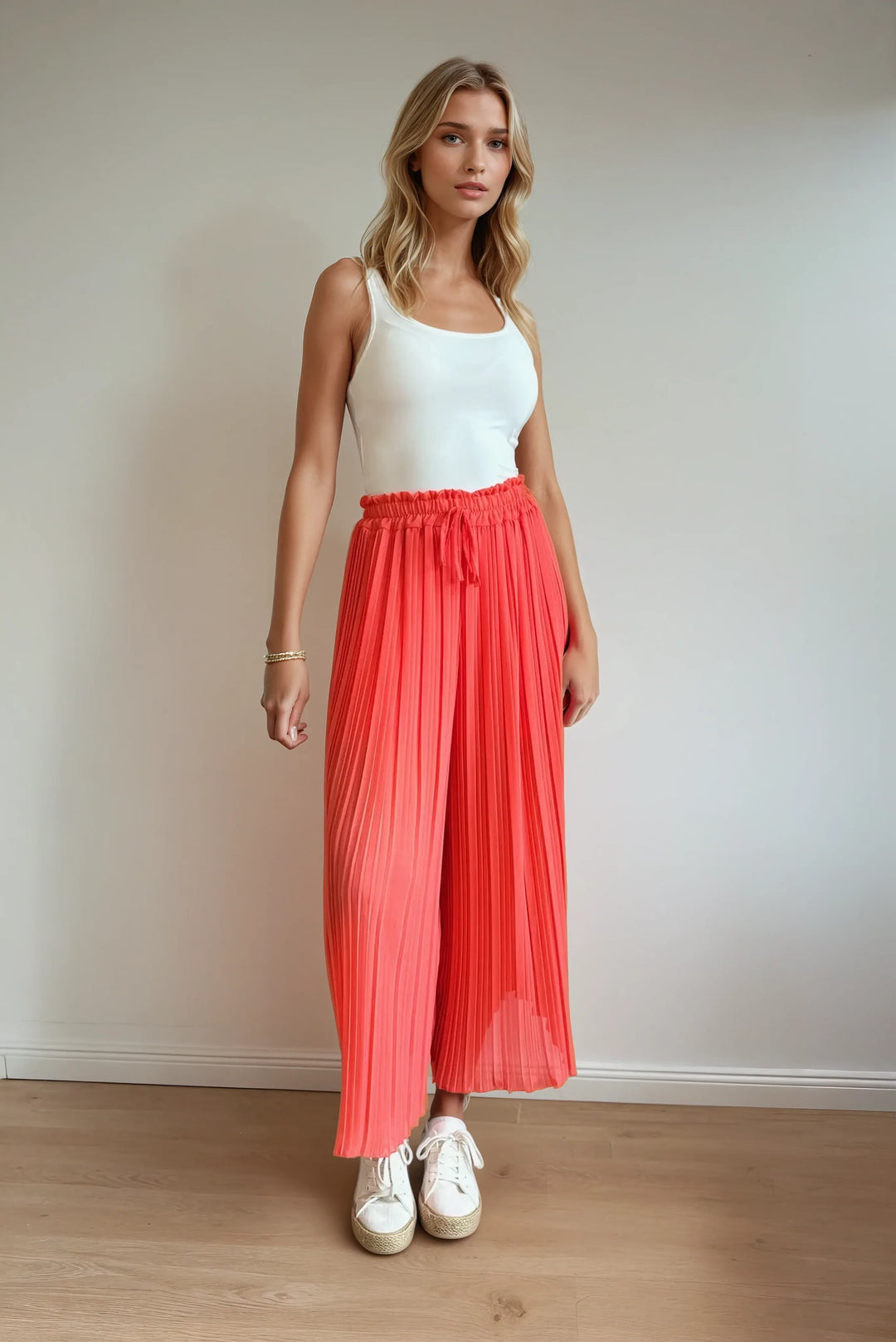 Hose in Faltenoptik (Peach)