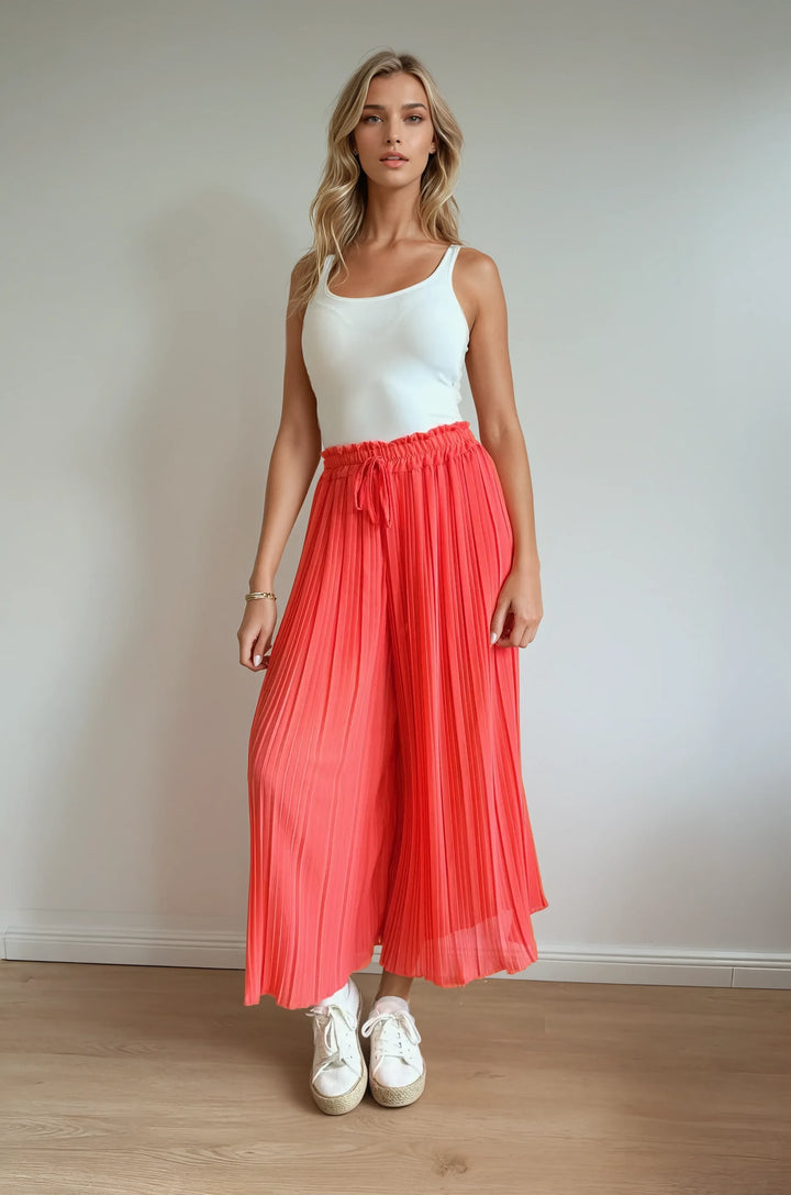 Hose in Faltenoptik (Peach)