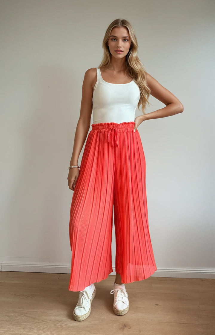 Hose in Faltenoptik (Peach)