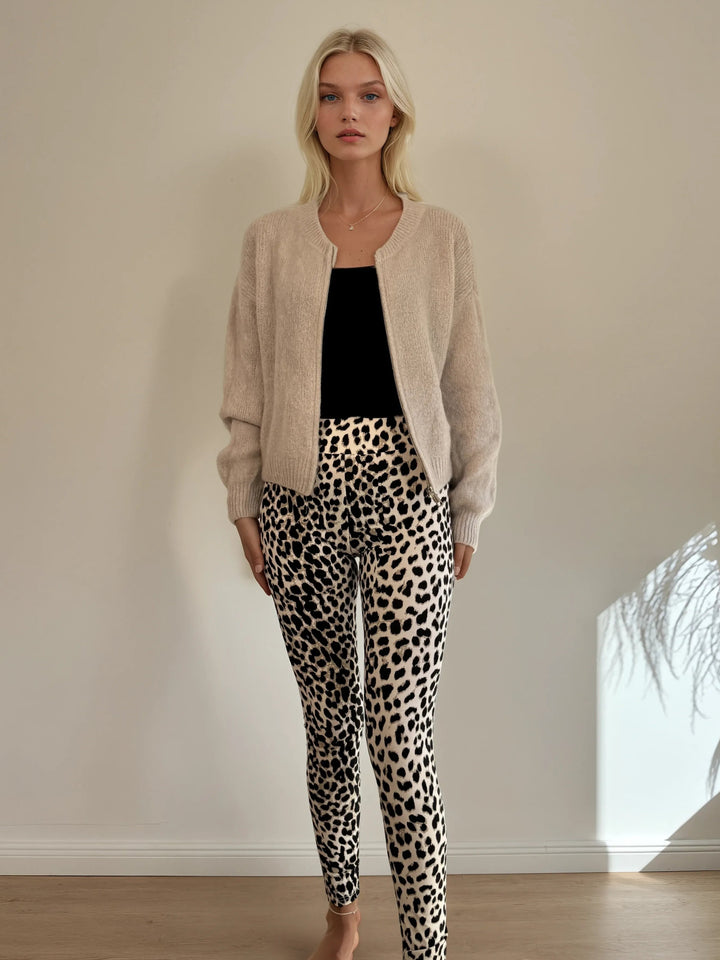 Leggings in Leo-Optik