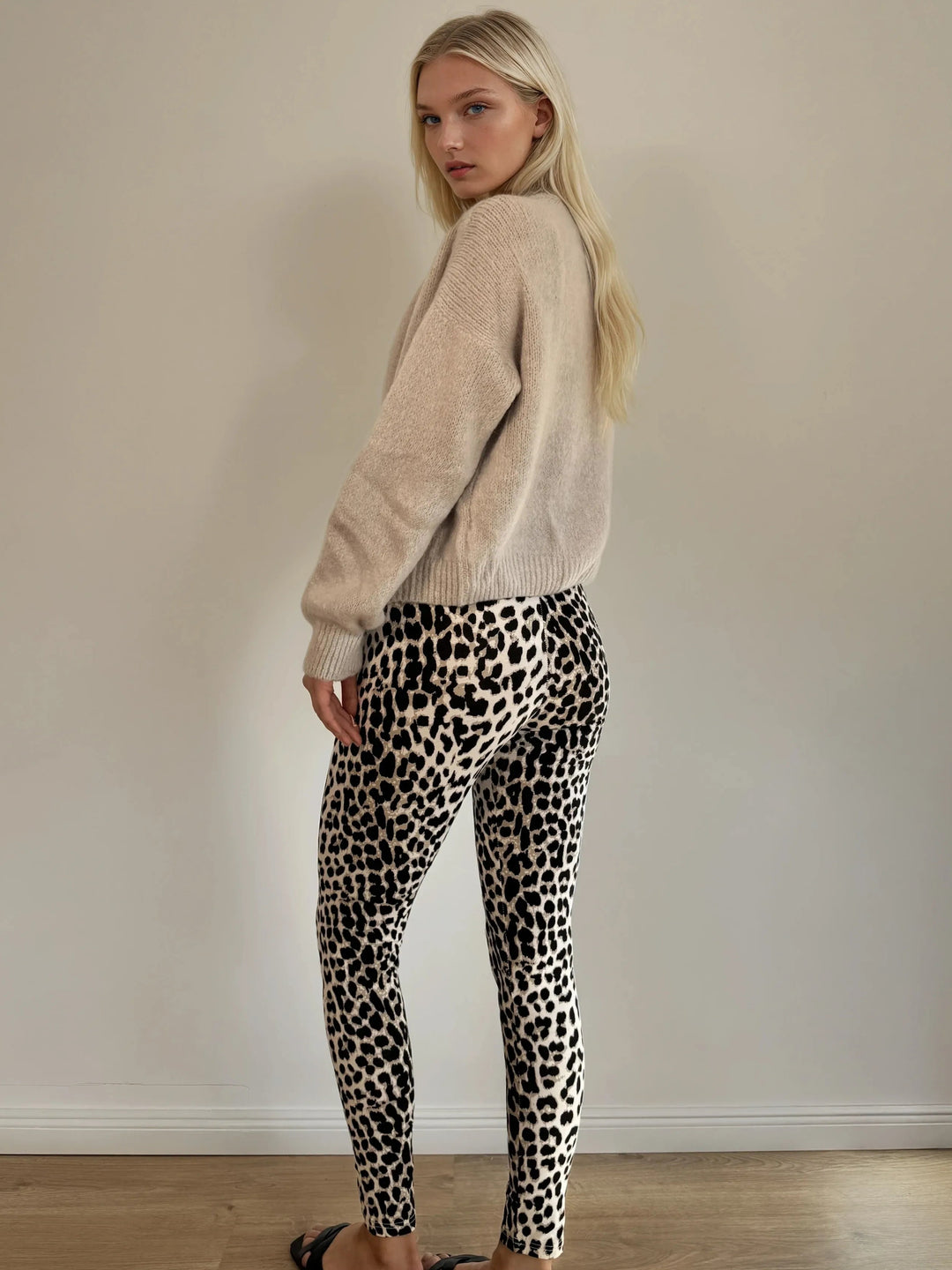 Leggings in Leo-Optik