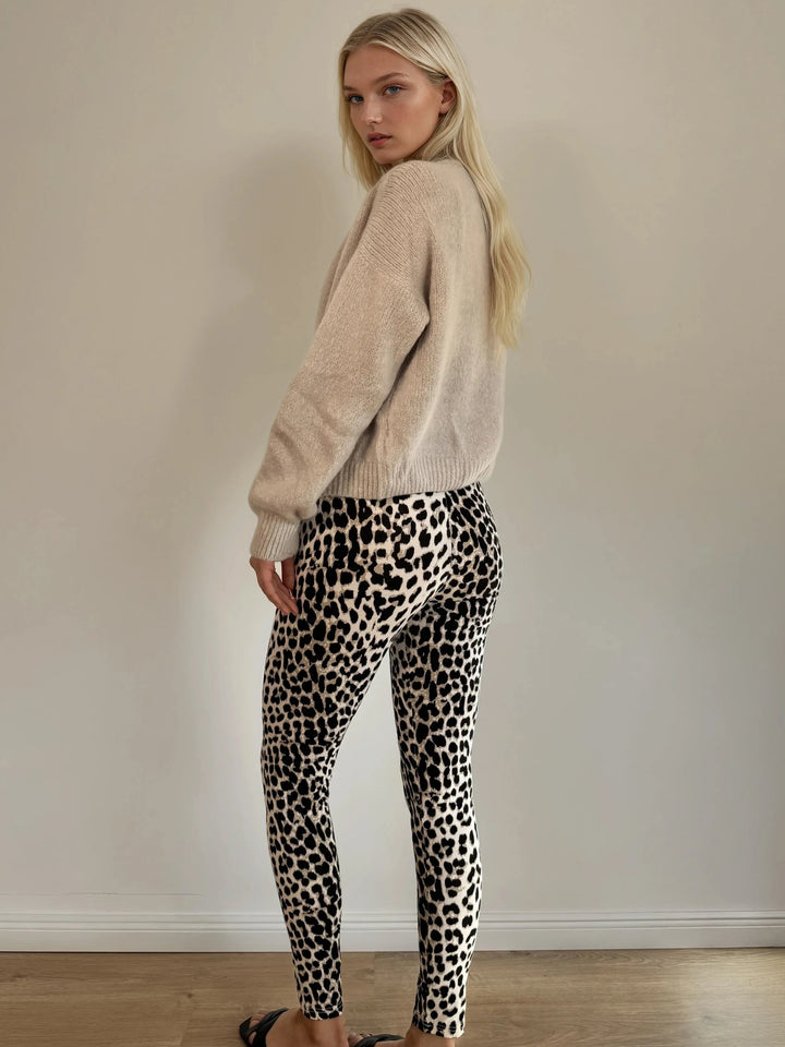 Leggings in Leo-Optik