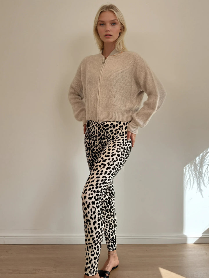 Leggings in Leo-Optik