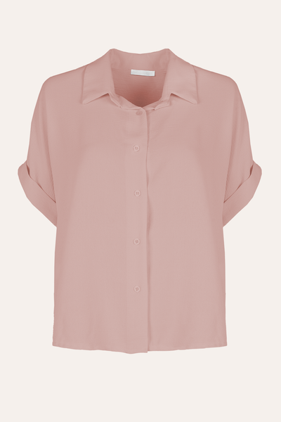 Kurze Bluse (Altrosa)