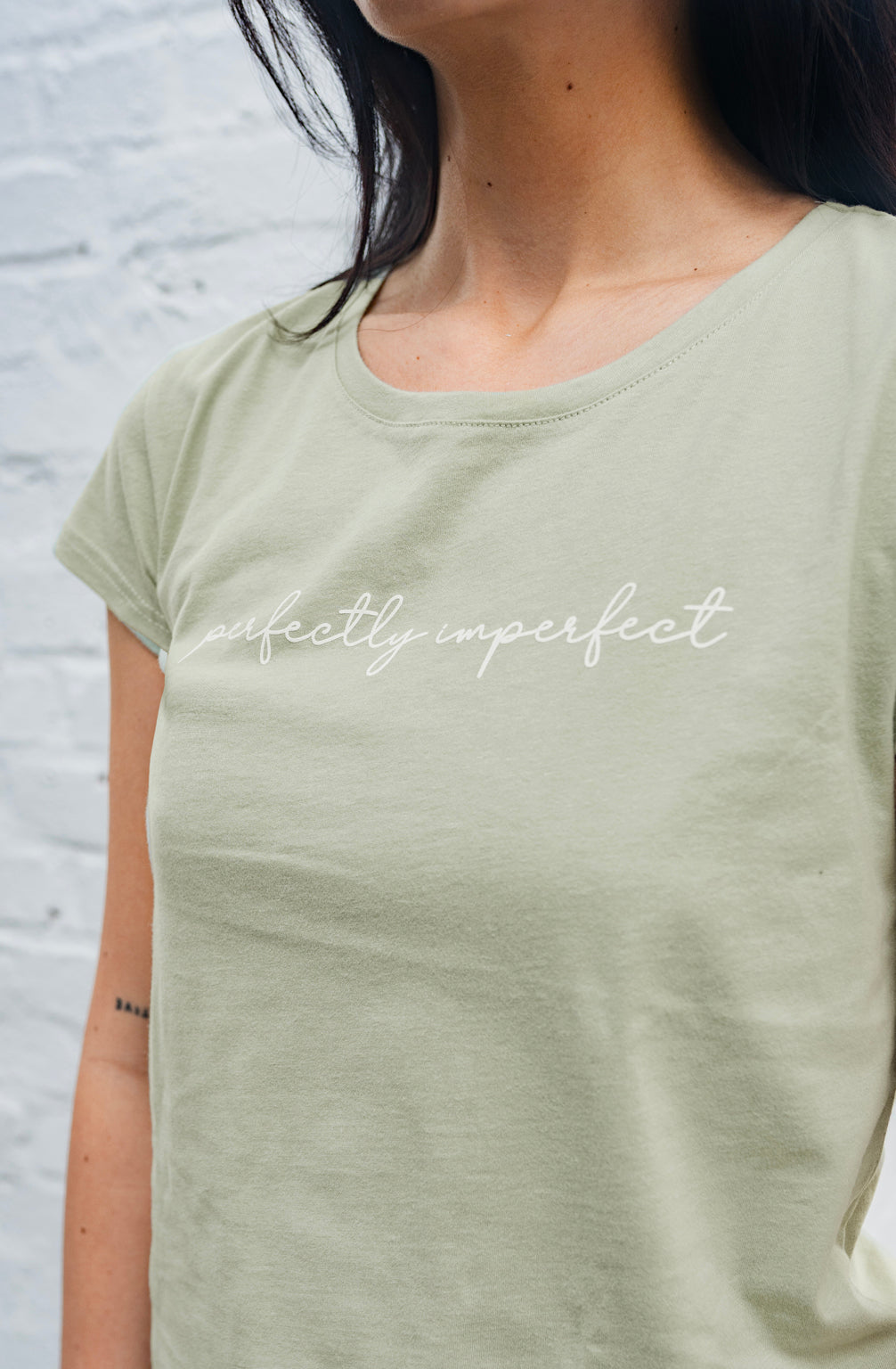 T-Shirt Perfectly Imperfect (Pistazie)