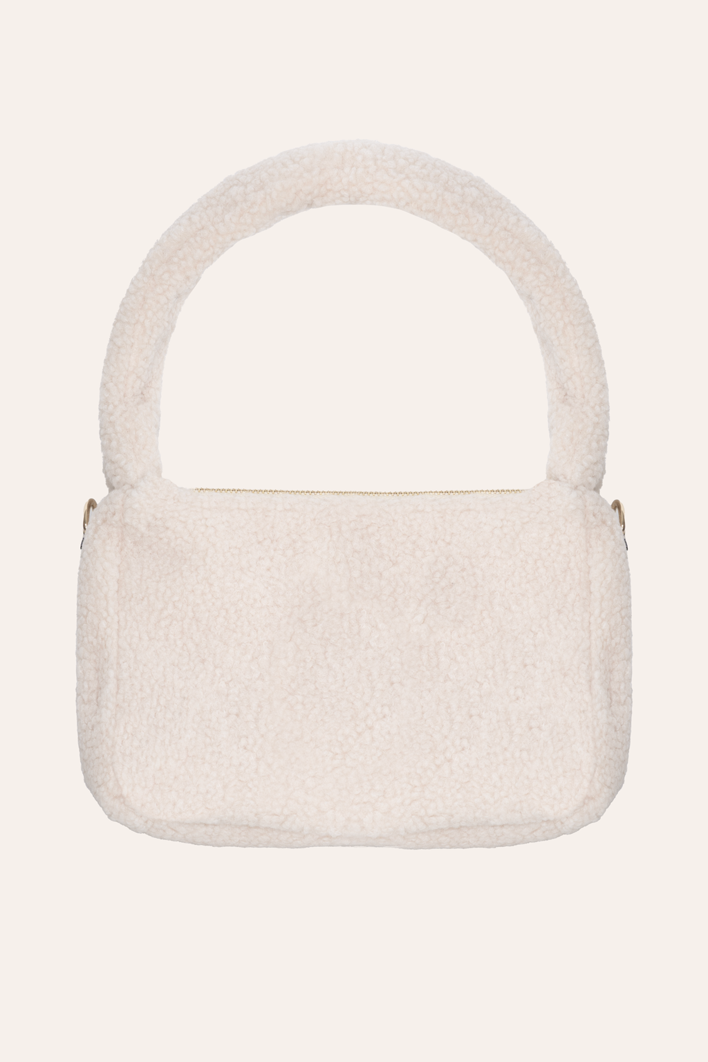 Tasche aus Teddy (Creme)