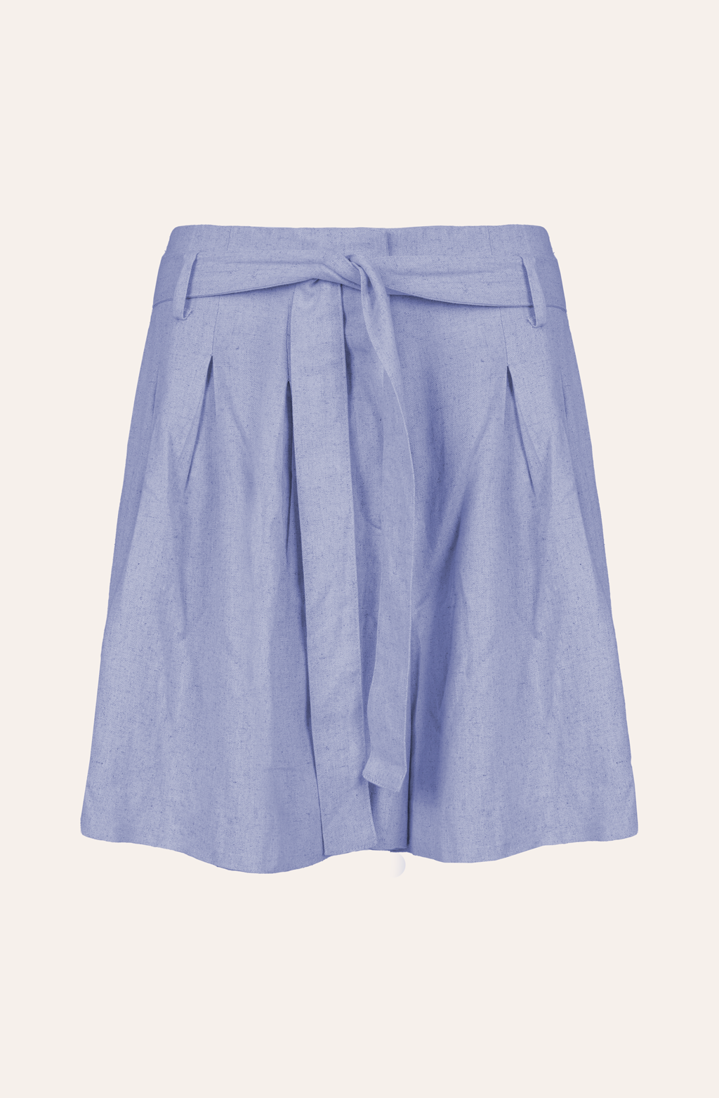 Kurze Hose mit Gürtel (Blau)