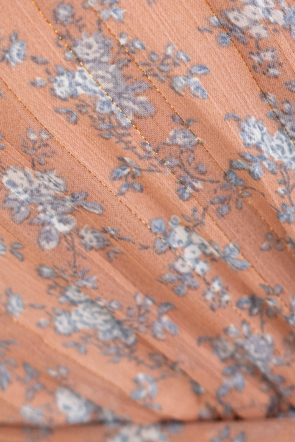 Kleid mit Blumenprint (Terracotta)