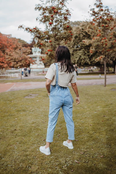 Jeans-Latzhose (Blau)