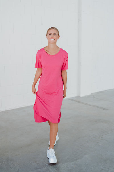 T-Shirt-Kleid (Pink)