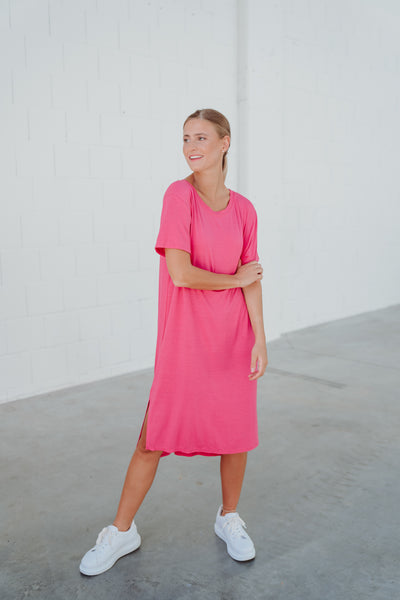 T-Shirt-Kleid (Pink)