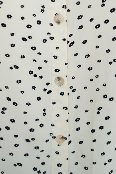 Bluse mit Print (Creme)