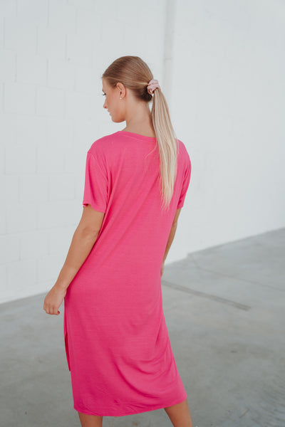 T-Shirt-Kleid (Pink)