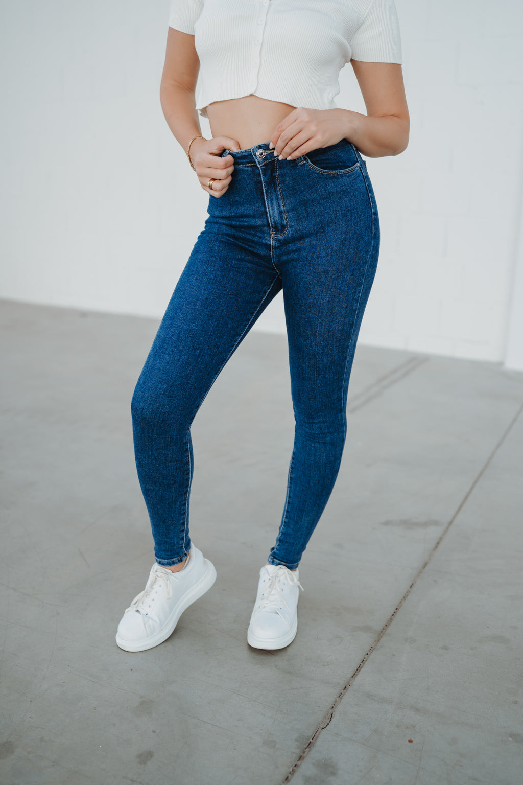 Skinny Jeans (Dunkelblau)