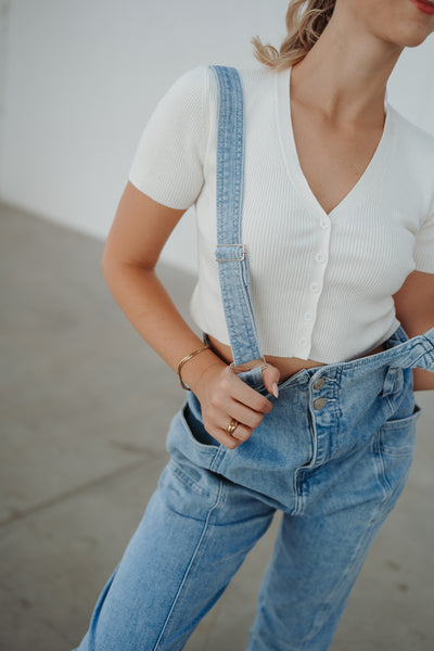 Jeans-Latzhose (Blau)