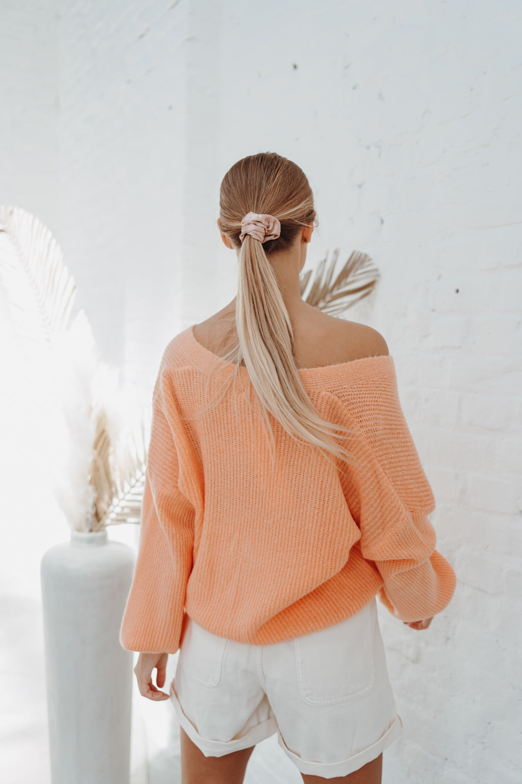 Cardigan mit Knopfleiste (Peach)